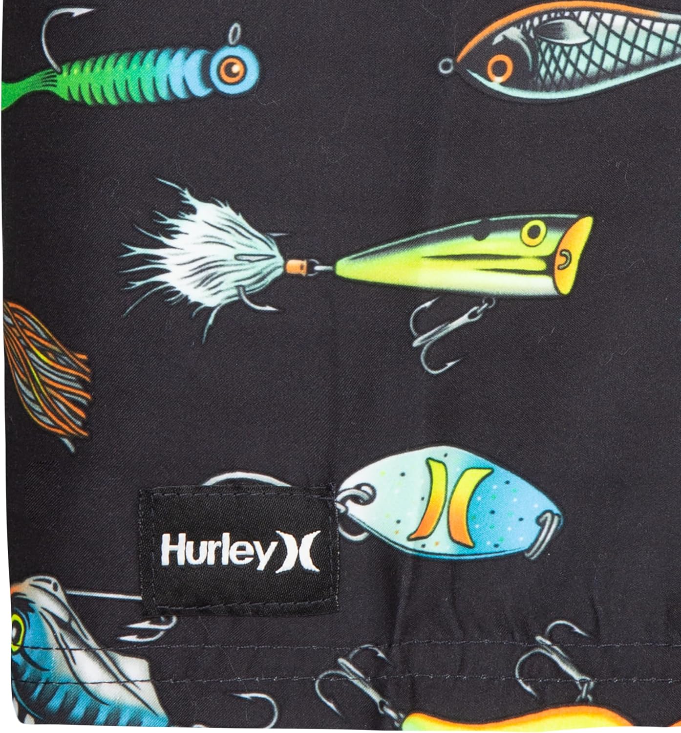 Hurley Boys' Pull-On Swim Trunks - Quick-Dry, Elastic Waist, Back Pocket
