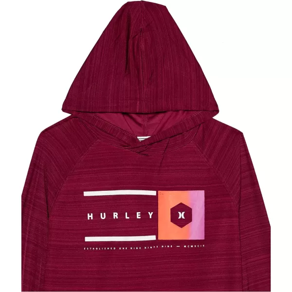 Hurley Boys' Long Sleeve Hooded Graphic T-Shirt