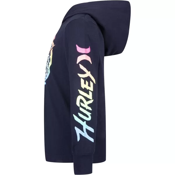Hurley Boys' Long Sleeve Hooded Graphic T-Shirt
