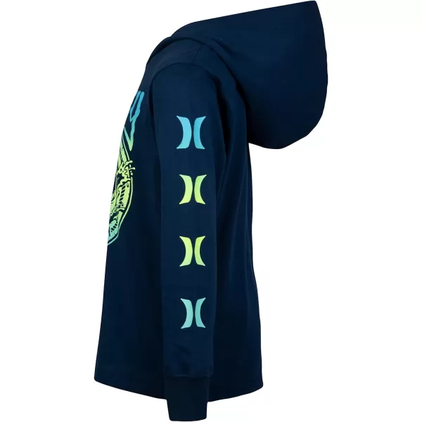 Hurley Boys' Long Sleeve Hooded Graphic T-Shirt