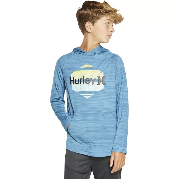 Hurley Boys' Long Sleeve Hooded Graphic T-Shirt