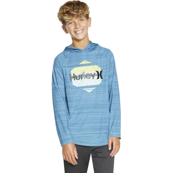 Hurley Boys' Long Sleeve Hooded Graphic T-Shirt