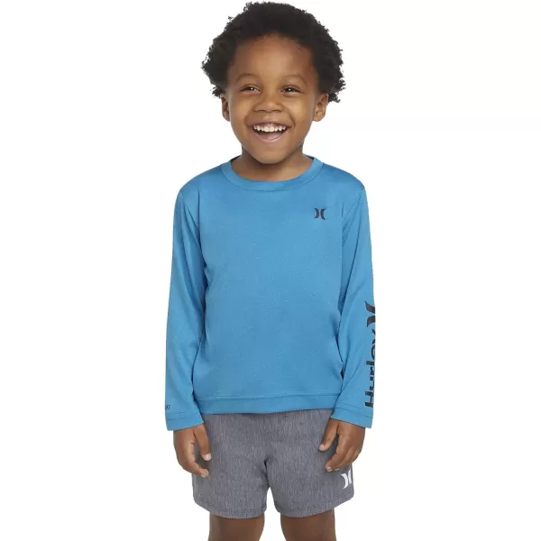 Hurley Boys' Long Sleeve UPF 50+ Rash Guard Swim Shirt