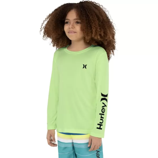 Hurley Boys' Long Sleeve UPF 50+ Rash Guard Swim Shirt