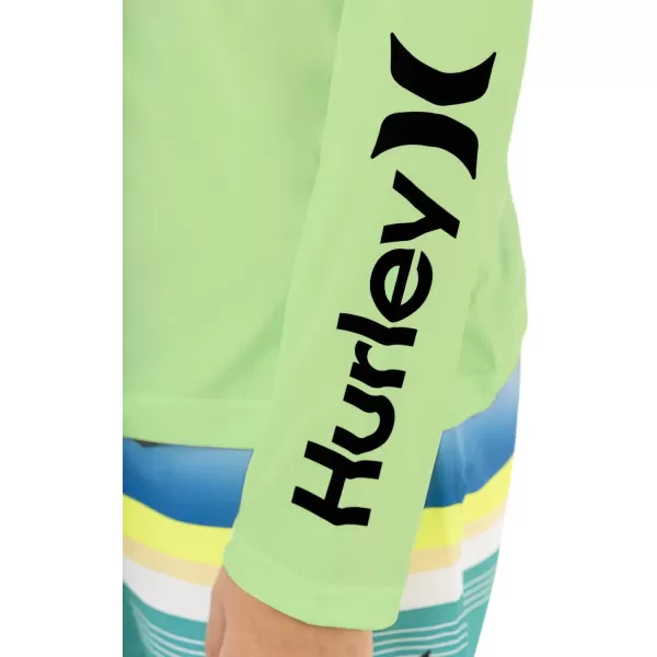 Hurley Boys' Long Sleeve UPF 50+ Rash Guard Swim Shirt