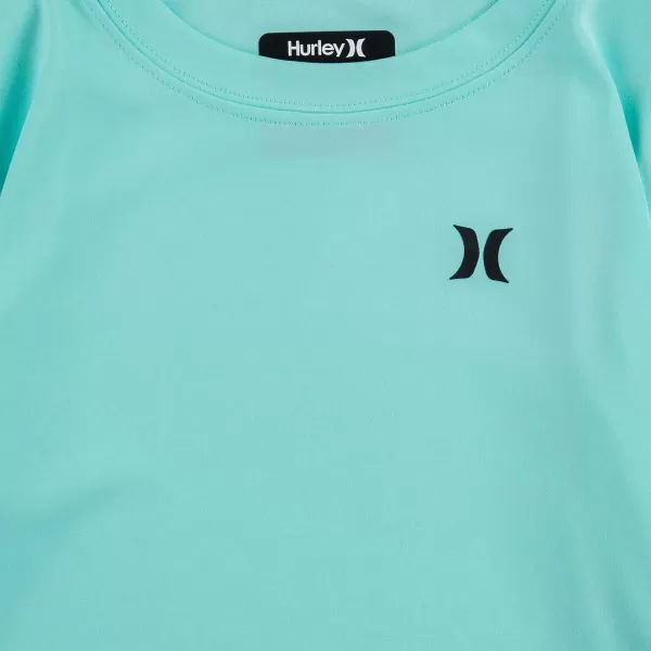 Hurley Boys' Long Sleeve UPF 50+ Rash Guard Swim Shirt