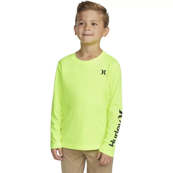 Hurley Boys' Long Sleeve UPF 50+ Rash Guard Swim Shirt