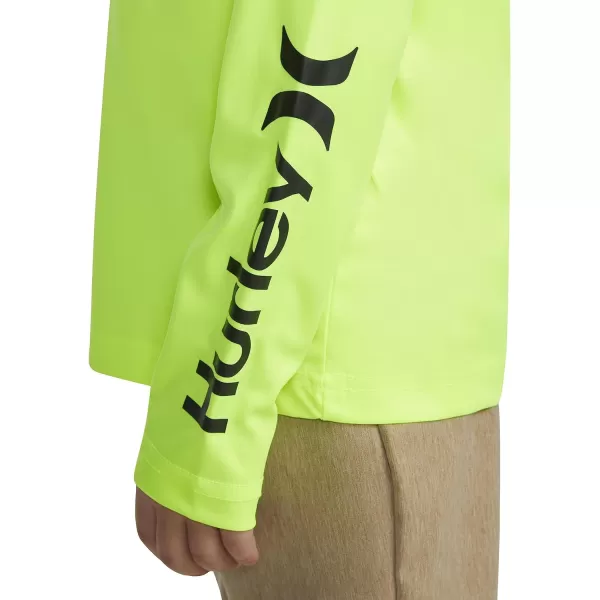 Hurley Boys' Long Sleeve UPF 50+ Rash Guard Swim Shirt