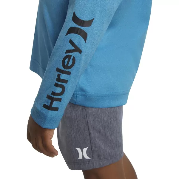 Hurley Boys' Long Sleeve UPF 50+ Rash Guard Swim Shirt