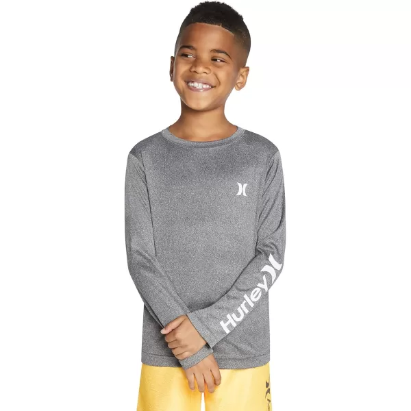 Hurley Boys' Long Sleeve UPF 50+ Rash Guard Swim Shirt