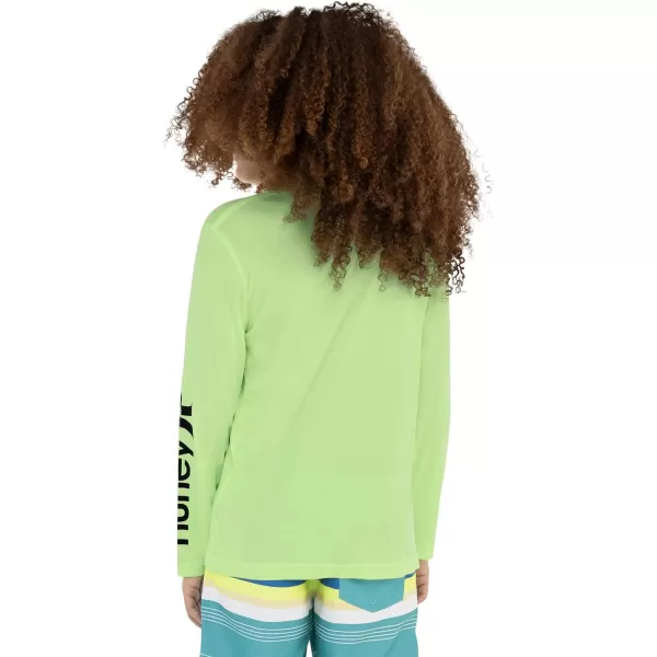 Hurley Boys' Long Sleeve UPF 50+ Rash Guard Swim Shirt