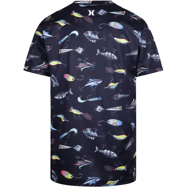 Hurley Boys' UPF 50+ Rash Guard Swim Shirt