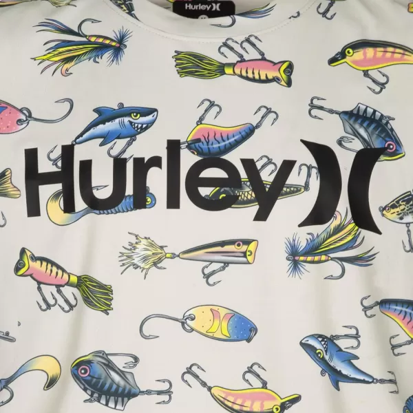 Hurley Boys' UPF 50+ Rash Guard Swim Shirt
