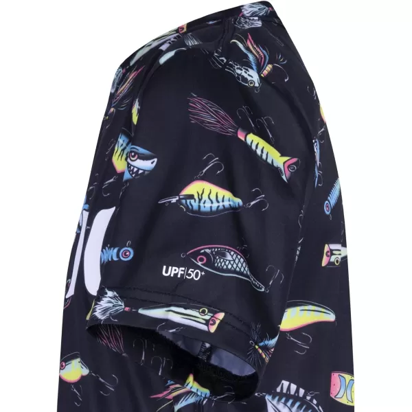 Hurley Boys' UPF 50+ Rash Guard Swim Shirt