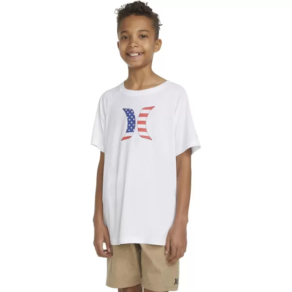 Hurley Boys' UPF 50+ Rash Guard Swim Shirt