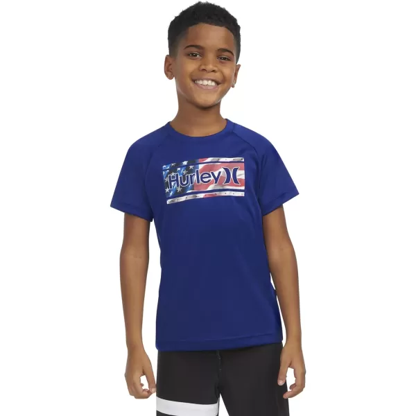 Hurley Boys' UPF 50+ Rash Guard Swim Shirt
