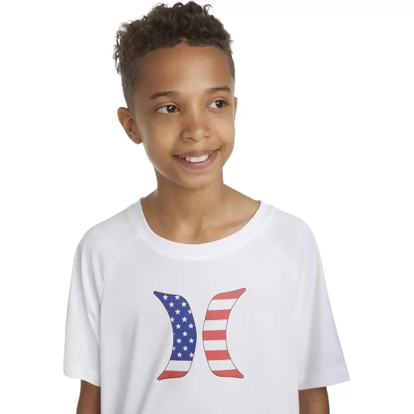 Hurley Boys' UPF 50+ Rash Guard Swim Shirt