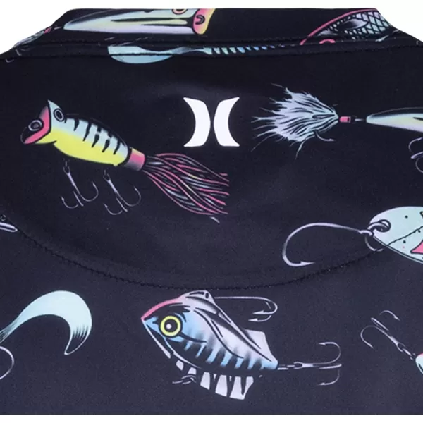 Hurley Boys' UPF 50+ Rash Guard Swim Shirt