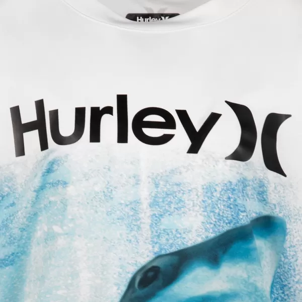 Hurley Boys' UPF 50+ Rash Guard Swim Shirt