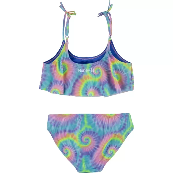 Hurley Girls' Flounce Bikini 2-Piece Swimsuit