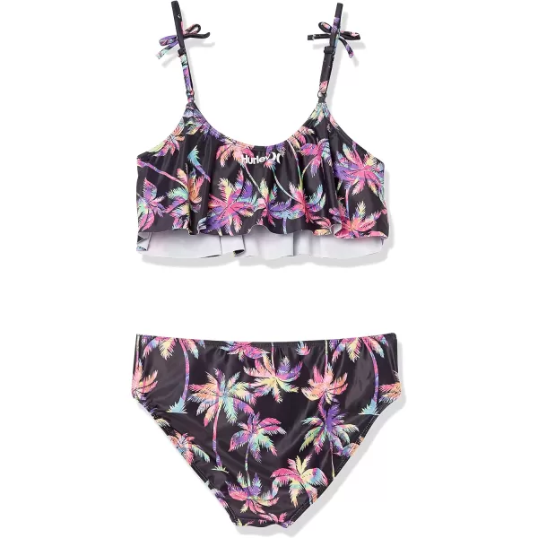 Hurley Girls' Flounce Bikini 2-Piece Swimsuit