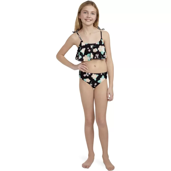 Hurley Girls' Flounce Bikini 2-Piece Swimsuit