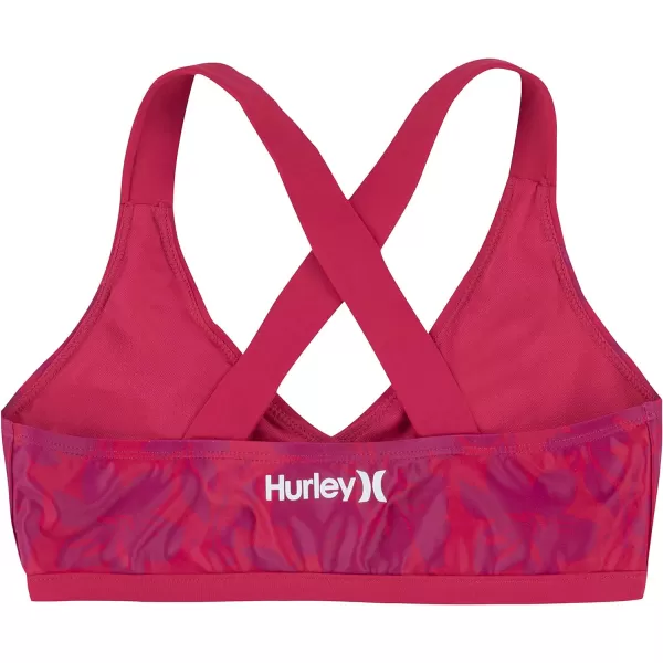 Hurley Girls' Flounce Bikini 2-Piece Swimsuit