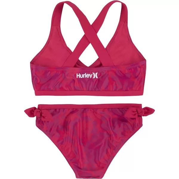Hurley Girls' Flounce Bikini 2-Piece Swimsuit