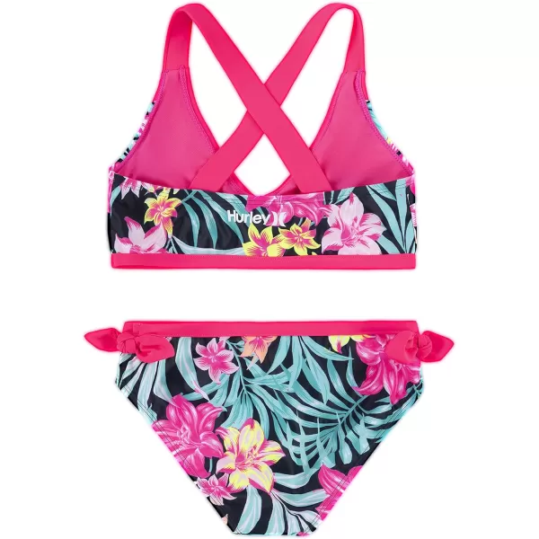 Hurley Girls' Flounce Bikini 2-Piece Swimsuit
