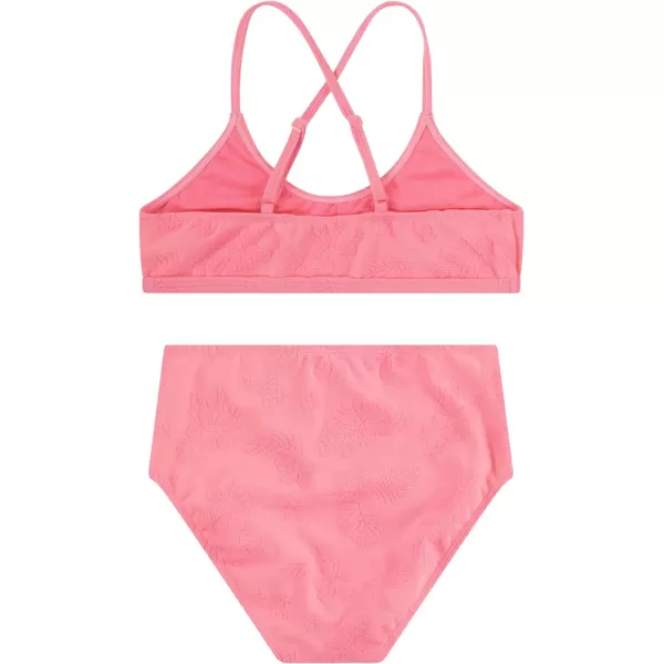 Hurley Girls' High Waisted Bikini 2-Piece Swimsuit