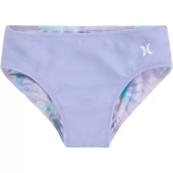 Hurley Girls' Long Sleeve Rash Guard 2-Piece Swimsuit
