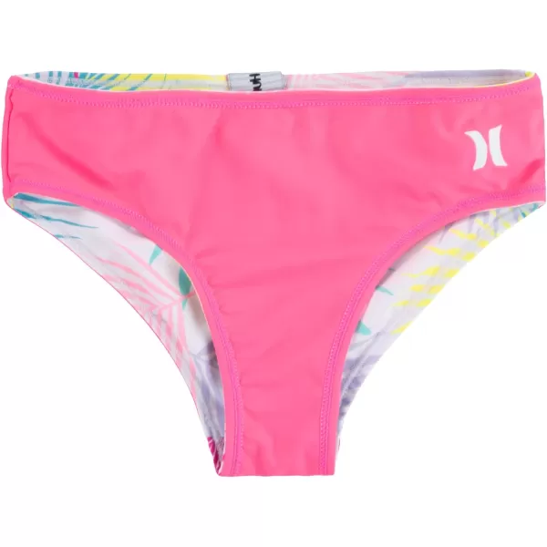 Hurley Girls' Long Sleeve Rash Guard 2-Piece Swimsuit