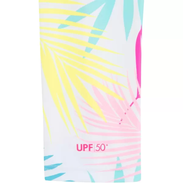 Hurley Girls' Long Sleeve Rash Guard 2-Piece Swimsuit