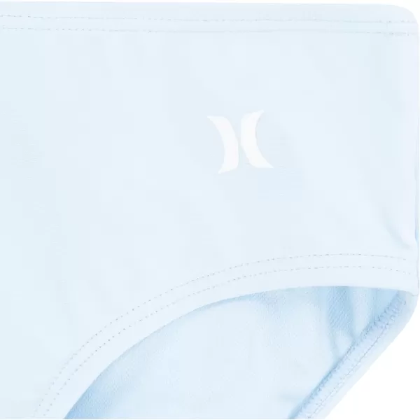 Hurley Girls' Long Sleeve Rash Guard 2-Piece Swimsuit