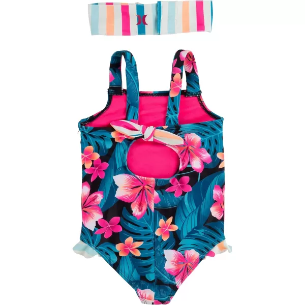 Hurley Girls' One Piece Swimsuit