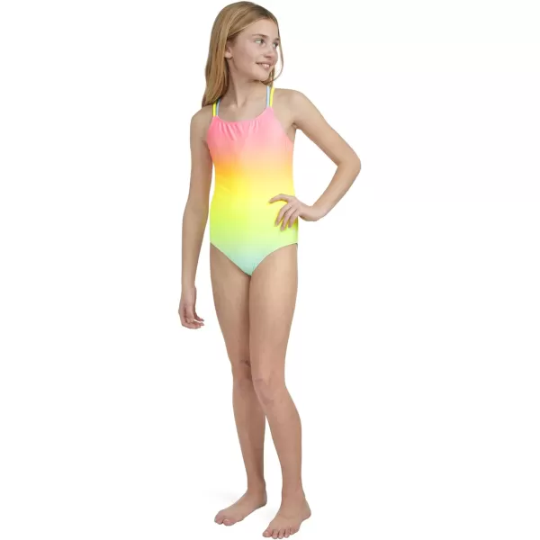 Hurley Girls' One Piece Swimsuit