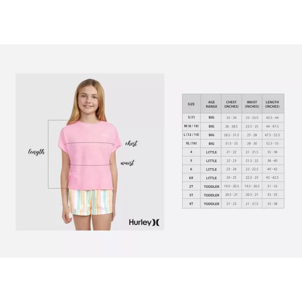 Hurley Girls' Soft Knit Basic T-Shirt