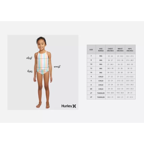 Hurley Girls' Tankini 2-Piece Swimsuit