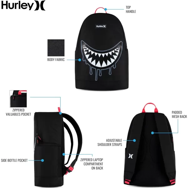 Hurley Graphic Backpack, Blue Lazer, One Size