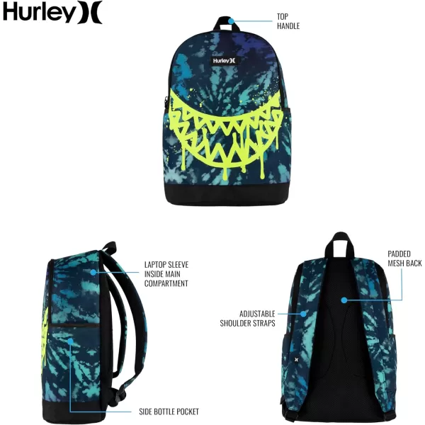 Hurley Graphic Backpack, Blue Lazer, One Size