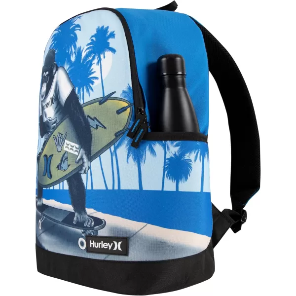 Hurley Graphic Backpack, Blue Lazer, One Size