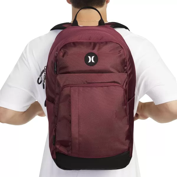 Hurley Mens Classic Backpack, Cool Grey/Icon, One Size