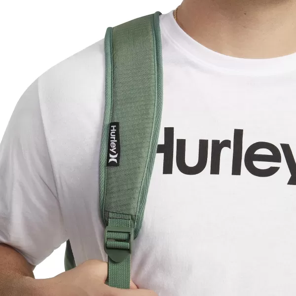 Hurley Mens Classic Backpack, Cool Grey/Icon, One Size