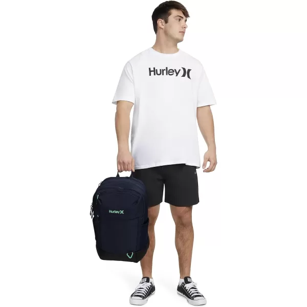 Hurley Mens Classic Backpack, Cool Grey/Icon, One Size
