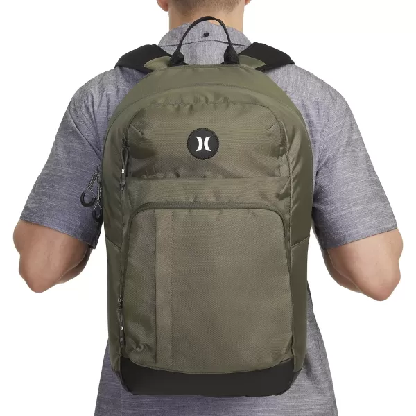 Hurley Mens Classic Backpack, Cool Grey/Icon, One Size