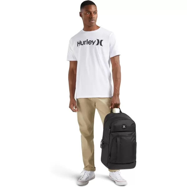 Hurley Mens Classic Backpack, Cool Grey/Icon, One Size