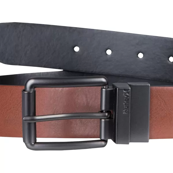 Hurley Men's Reversible Leather Belts