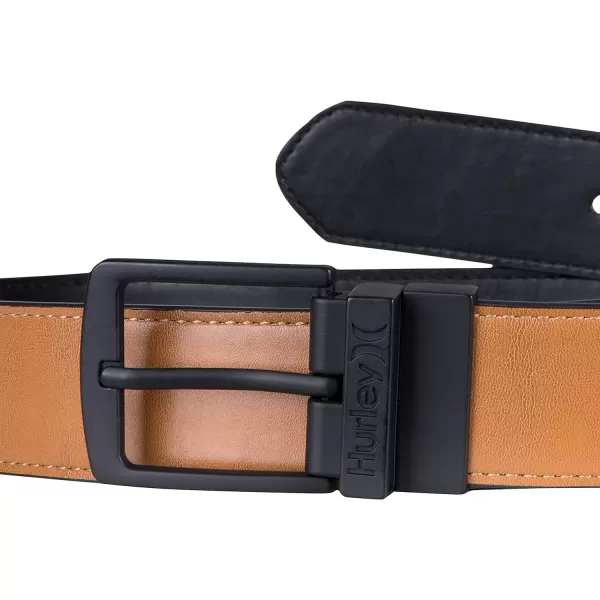 Hurley Men's Reversible Leather Belts