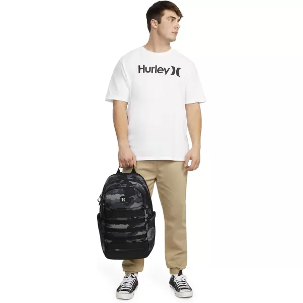 Hurley Mens Skateboard Backpack, Khaki, One Size