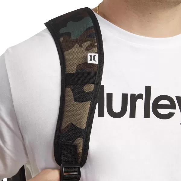 Hurley Mens Skateboard Backpack, Khaki, One Size